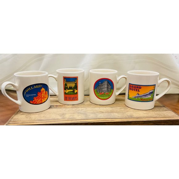 Aramis Other - The Grand American Hotel Collection Complete Set of 4 Coffee Mugs